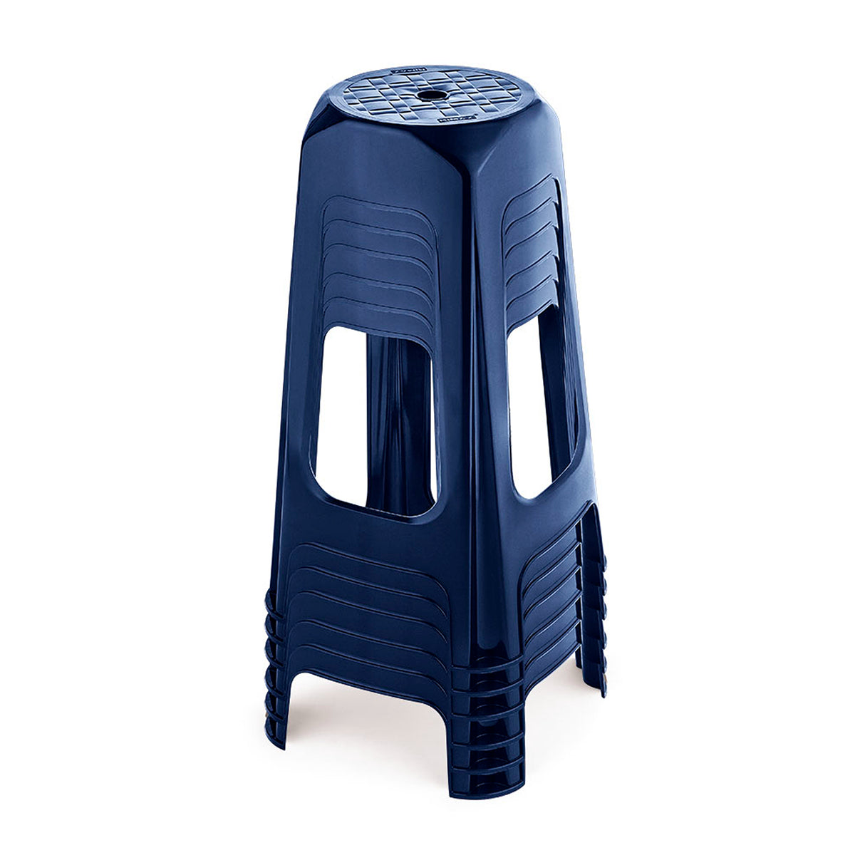 Butaco Rimax Azul Navy 38.5x69.5cm sin Espaldar y sin Apoya Brazos - SILLAS Y BUTACOS | Bylmo