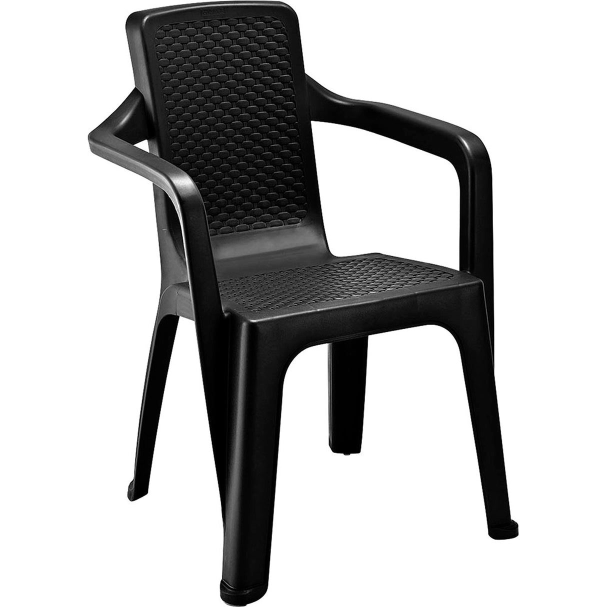 Silla Rimax Eterna Negro 57x80.6cm con Espaldor y con Apoya Brazos - SILLAS Y BUTACOS | Bylmo