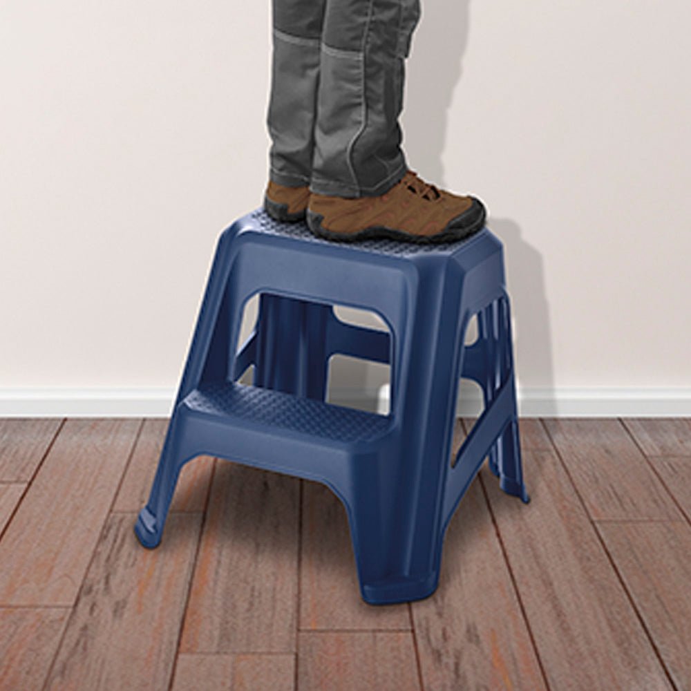 Escalesilla Pro Azul Oscuro 48.5x42.9cm sin Espaldar y sin Apoya Brazos - SILLAS Y BUTACOS | Bylmo