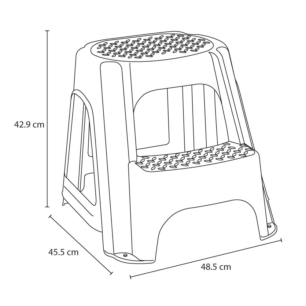 Escalesilla Pro Wengue 48.5x42.9cm sin Espaldar y sin Apoya Brazos - SILLAS Y BUTACOS | Bylmo