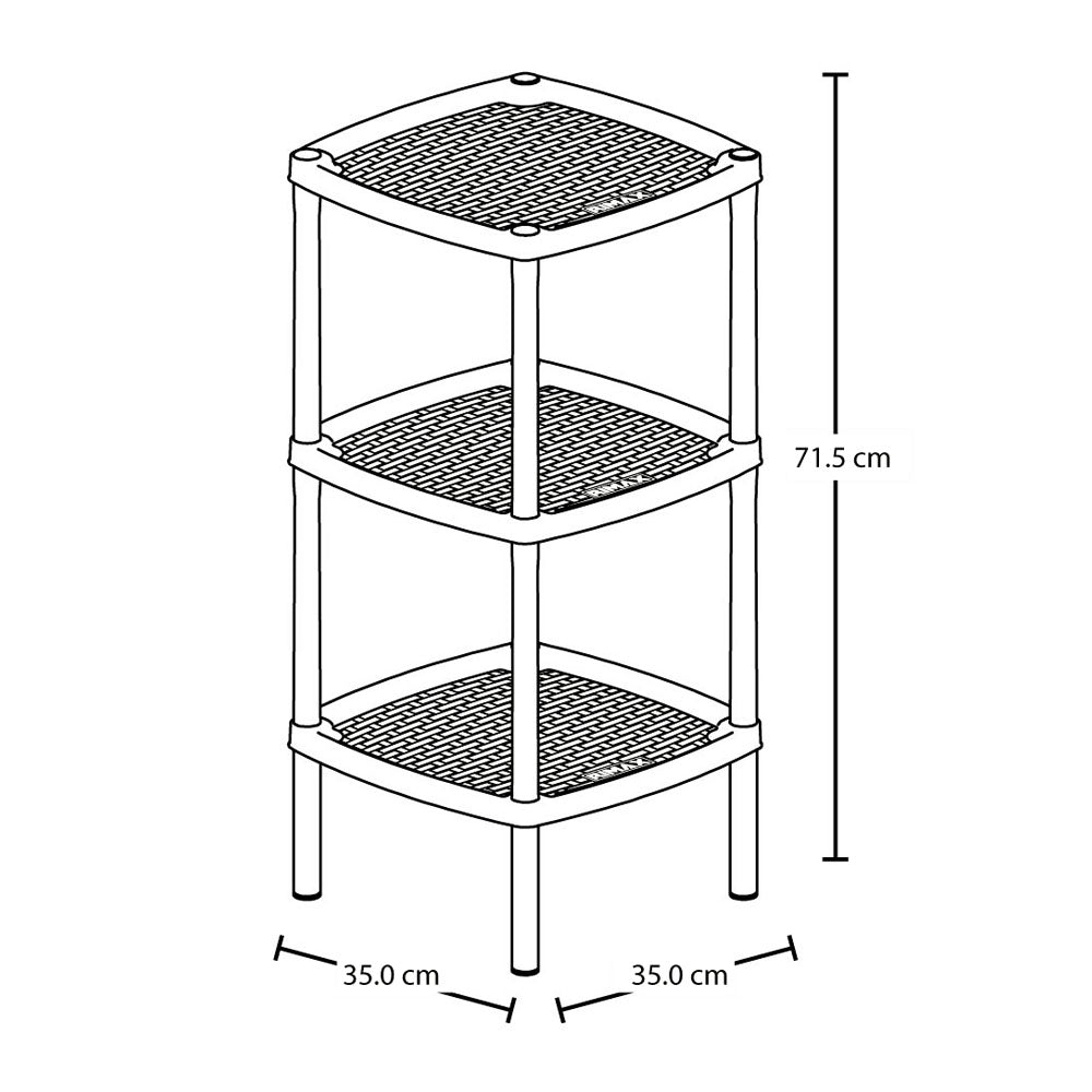 Mesa Multiusos Rimax Moca 35x71.5cm Cuadrado - MESAS AUXILIARES | Bylmo