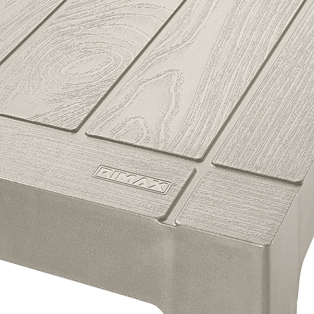 Mesa Auxiliar Rimax Barú Taupe 75.3x73.5cm Cuadrado - MESAS AUXILIARES | Bylmo