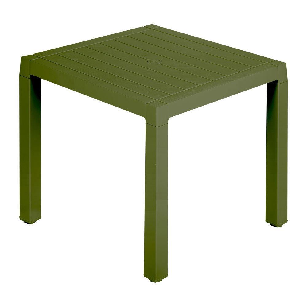 Mesa Auxiliar Rimax Barú Trendy Verde Selva 75.3x73.5cm Cuadrado - MESAS AUXILIARES | Bylmo