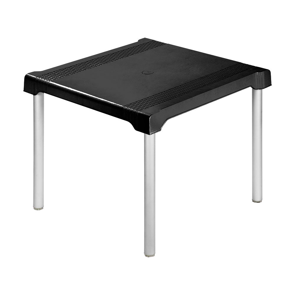 Mesa Auxiliar Rimax Shia Negro 85.6x72.5cm Cuadrado - MESAS AUXILIARES | Bylmo