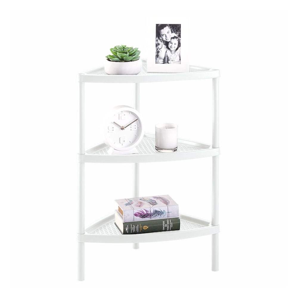 Mesa Multiusos Rimax Shia Blanco 37.5x77cm Triangular - MESAS AUXILIARES | Bylmo