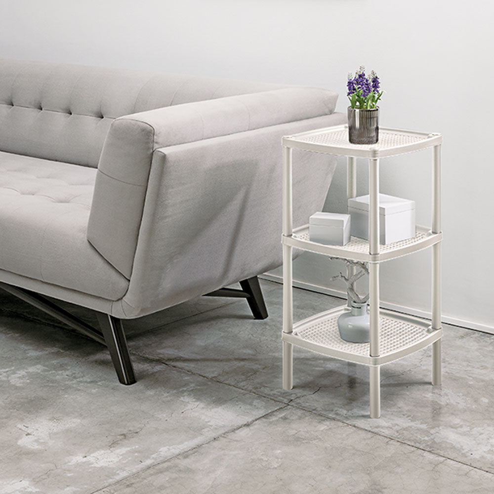 Mesa Multiusos Rimax Taupe 35x71.5cm Cuadrado - MESAS AUXILIARES | Bylmo