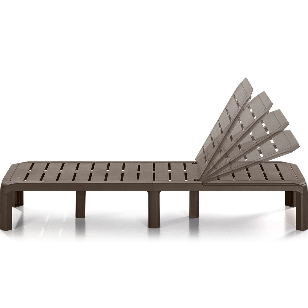 Cama Asoleadora Rimax Barú Moca 57.5x29cm con Espaldar - SILLAS DE EXTERIOR | Bylmo