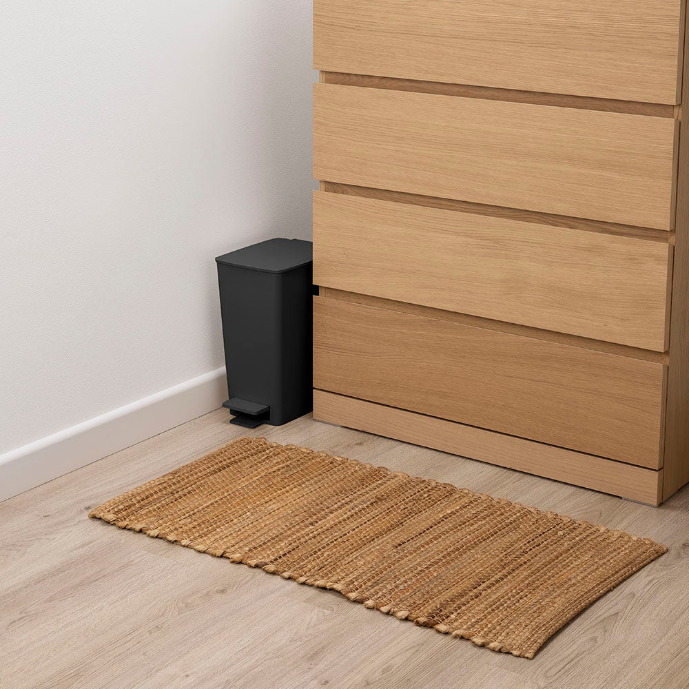 Basurero Rimax Slim Negro 28x35cm de 8 Litros para Multiusos con Tapa De Pedal - BASUREROS Y PAPELERAS | Bylmo