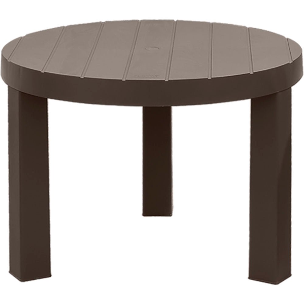 Mesa de Centro Rimax Barú Moca 60.7x43.5cm Circular - MESAS DE CENTRO | Bylmo
