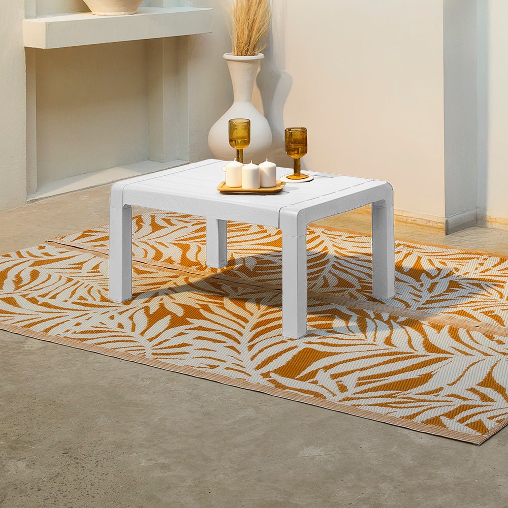 Mesa de Centro Rimax Barú Blanco 77.7x38.4cm Rectangular - MESAS DE CENTRO | Bylmo