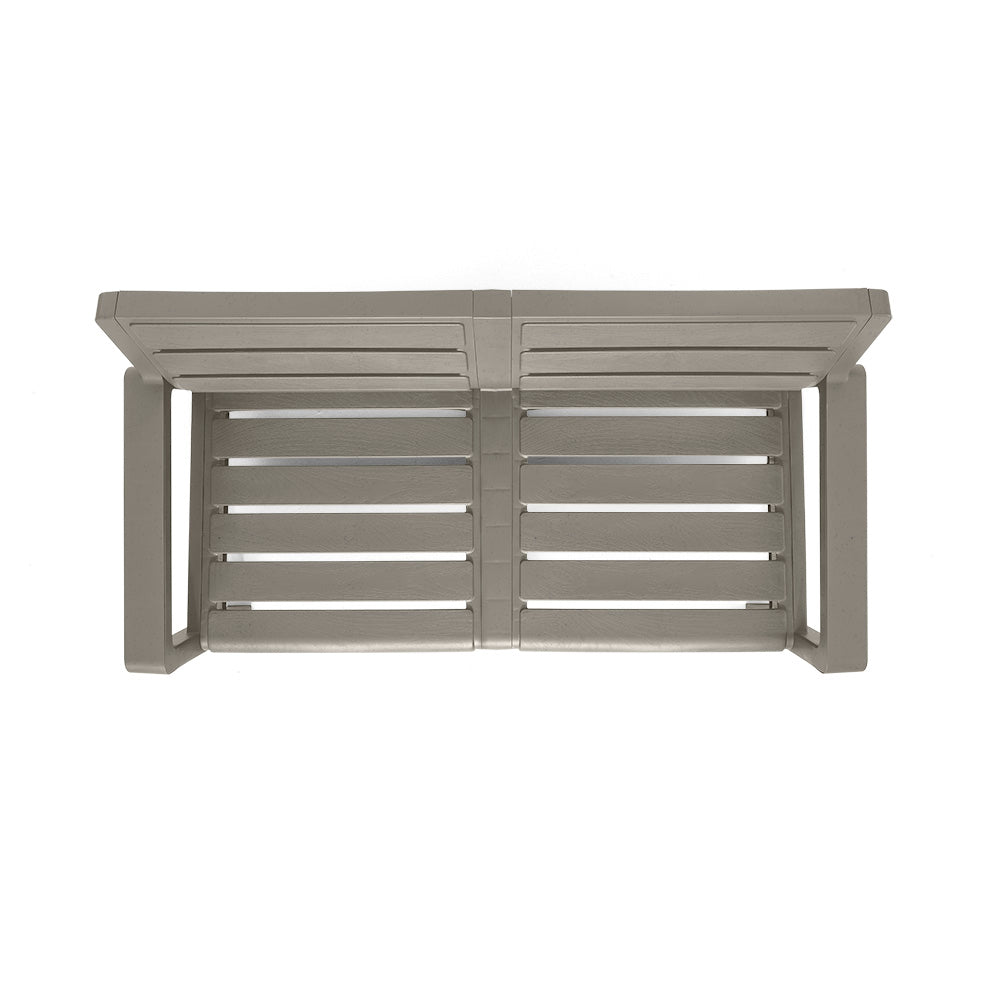 Sofá Rimax Barú Gris Cemento 131.4x74.6cm de Dos Puestos con Apoya Brazos - SOFAS Y POLTRONAS | Bylmo