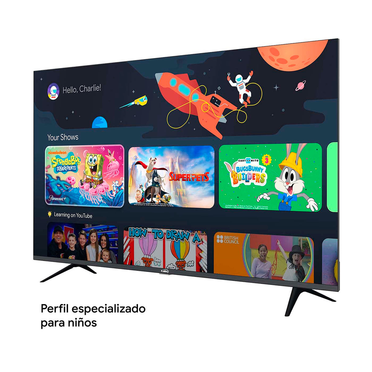 Televisor Smart Kalley Google TV Negro 95.5x55.7cm de 43" Pulgadas Full Hd 1080P - TELEVISORES | Bylmo
