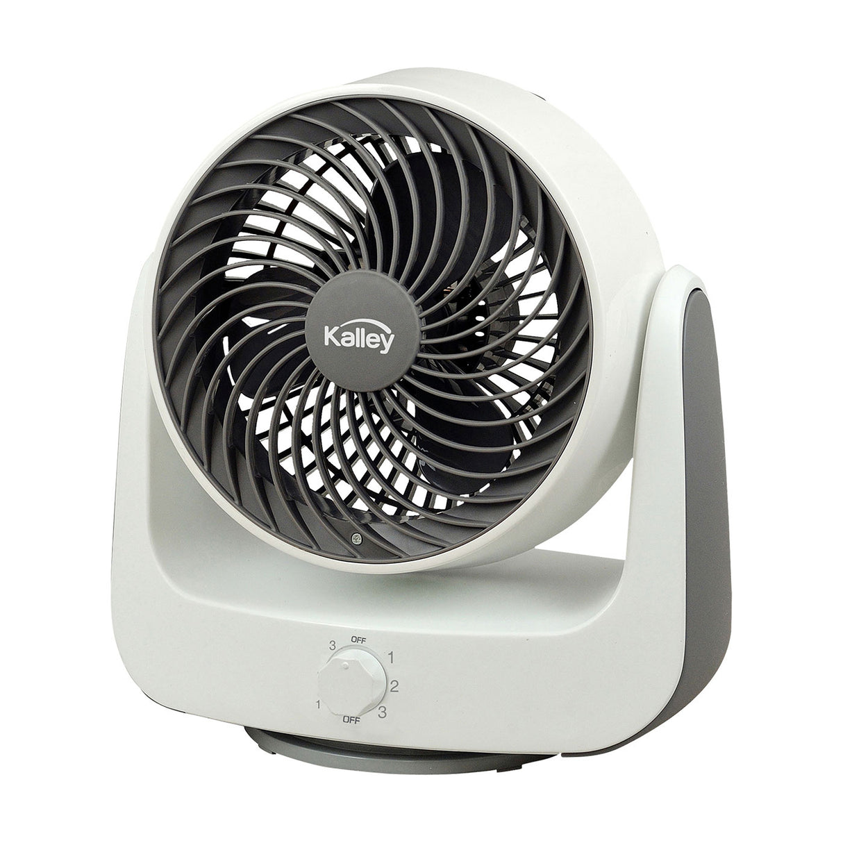 Ventilador Kalley Blanco 32x33cm de 3 Velocidades y con Oscilación - VENTILADORES | Bylmo