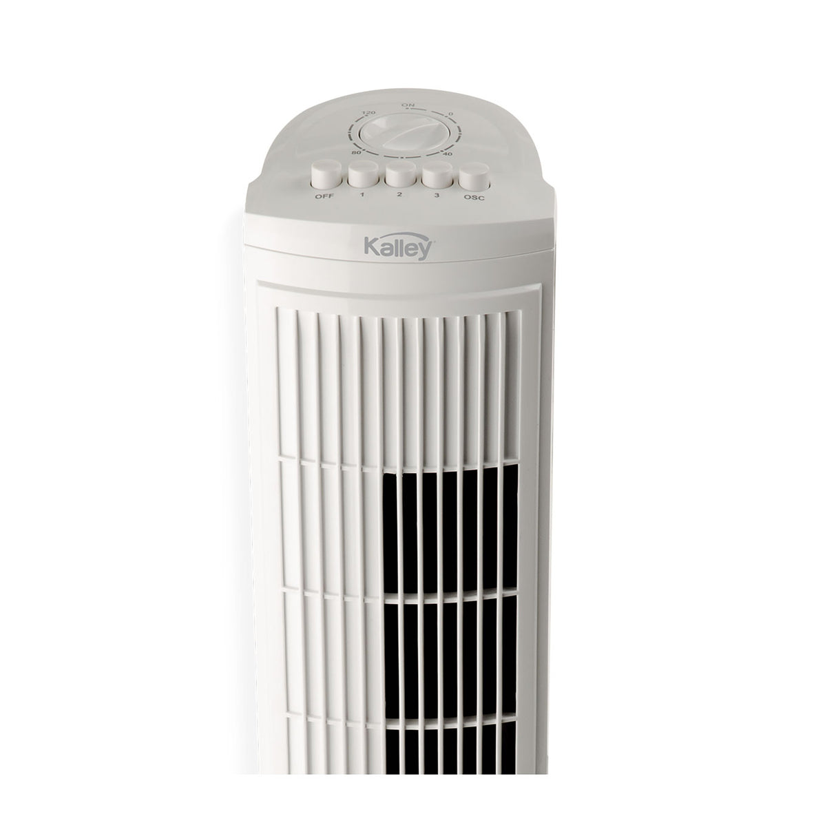 Ventilador de Torre Kalley Blanco 26x81.2cm de 3 Velocidades con Temporizador - VENTILADORES | Bylmo