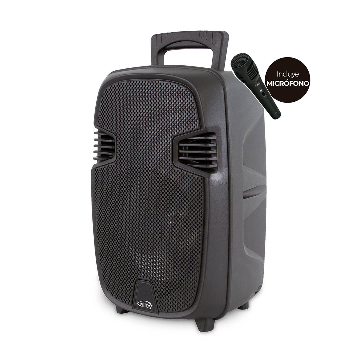 Parlante Kalley Negro 24.4x36.6cm Portátil con Conexión Bluetooth - PARLANTES | Bylmo