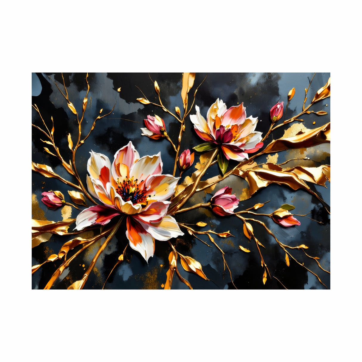 Cuadro decorativo Lienzo El Arte de Florecer 110x80cm - CUADROS | Bylmo