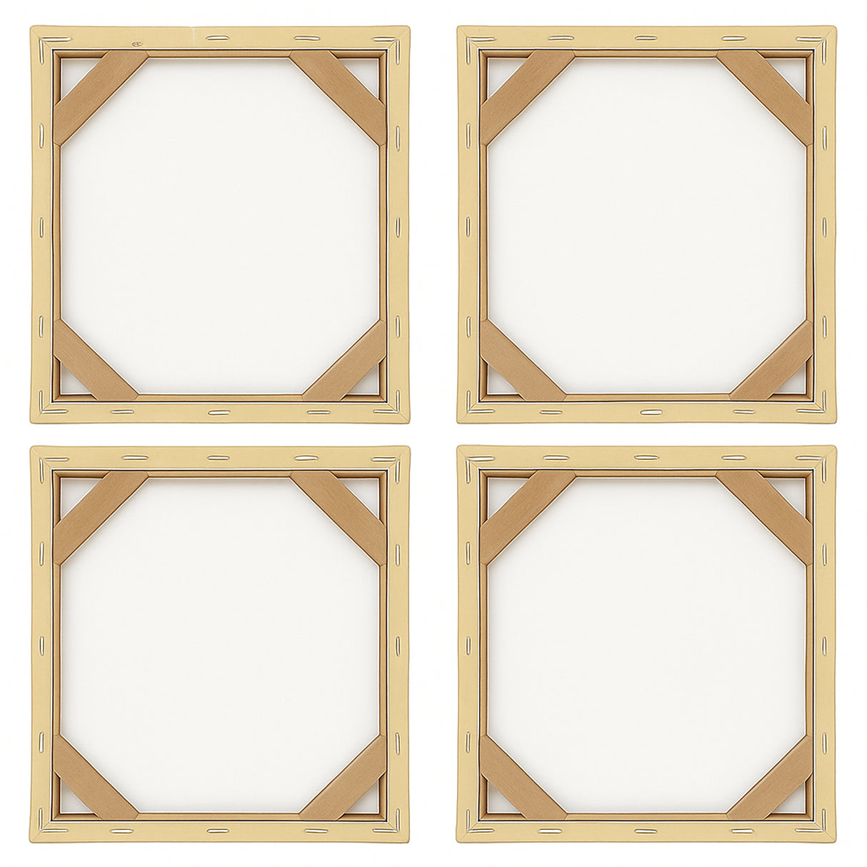 Cuadro decorativo Lienzo Contrastes Cálidos 34x34cm - CUADROS | Bylmo