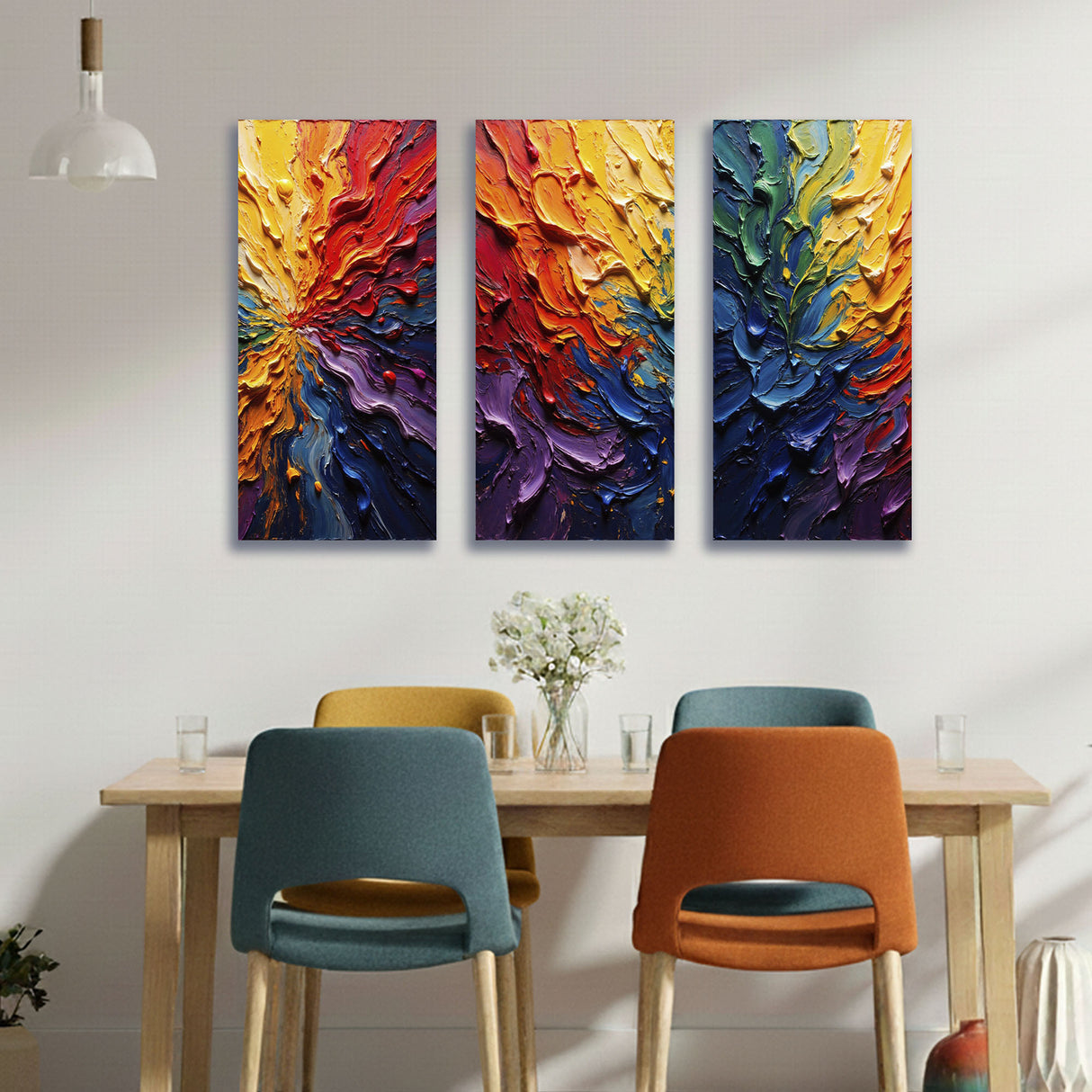 Cuadro decorativo Lienzo Universo Abstracto 34x72cm - CUADROS | Bylmo