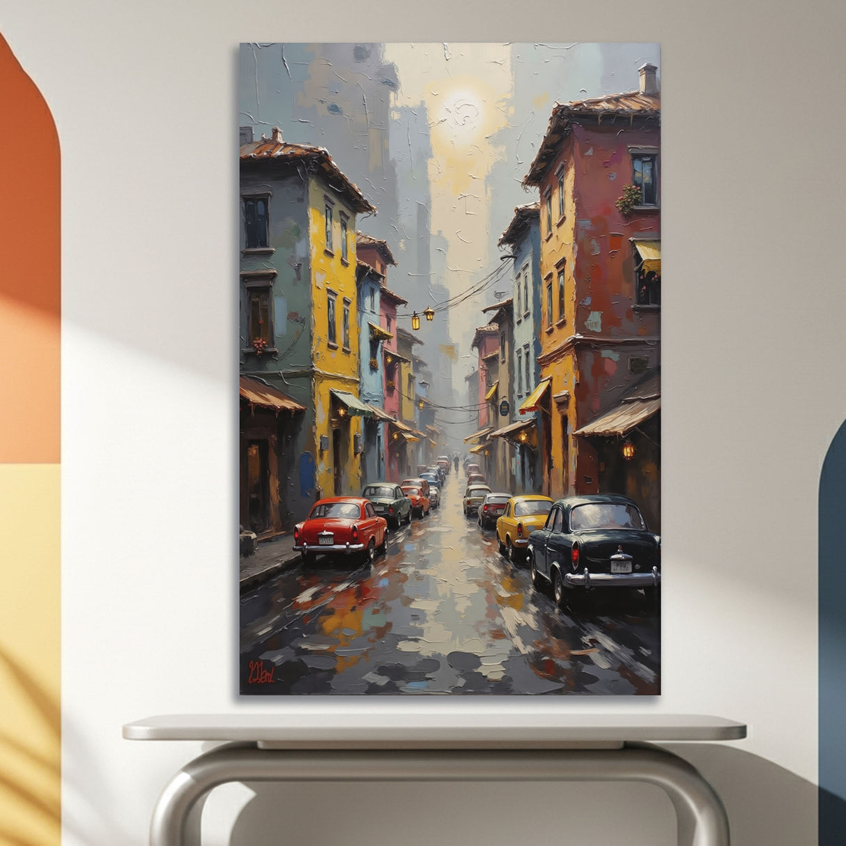 Cuadro decorativo Lienzo la Calle de los Recuerdos 60x93cm - CUADROS | Bylmo