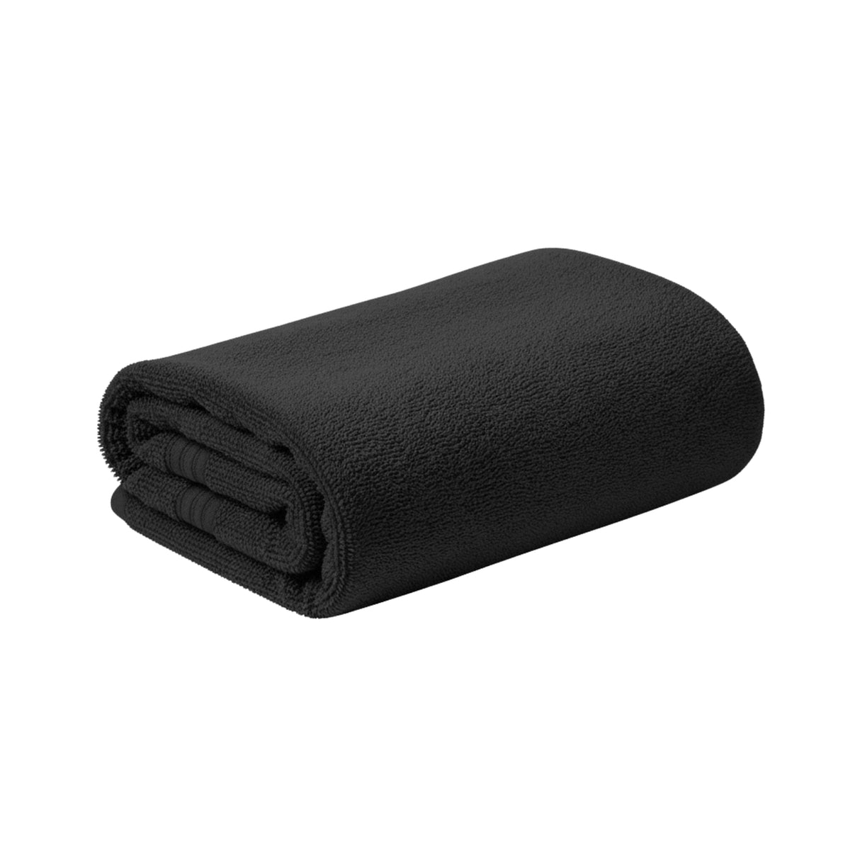 Toalla de Cuerpo Negro 70x140cm Fondo Entero Muy Suave - TOALLAS | Bylmo