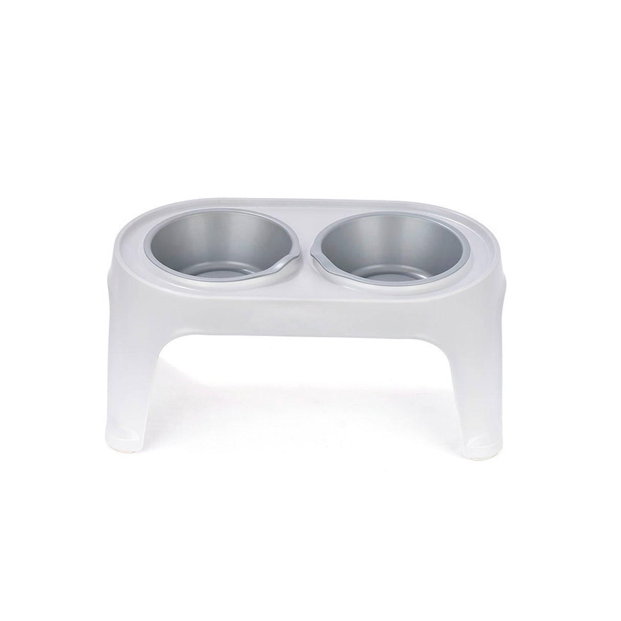 Comedero Alto para Perros Rimax Gris Hielo 44.5x21.7cm Para Perros Medianos - COMEDEROS Y BEBEDEROS PARA MASCOTAS | Bylmo