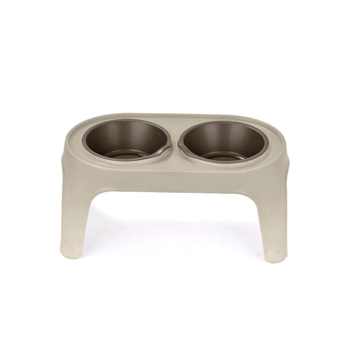 Comedero Alto para Perros Rimax Taupe 44.5x21.7cm Para Perros Medianos - COMEDEROS Y BEBEDEROS PARA MASCOTAS | Bylmo