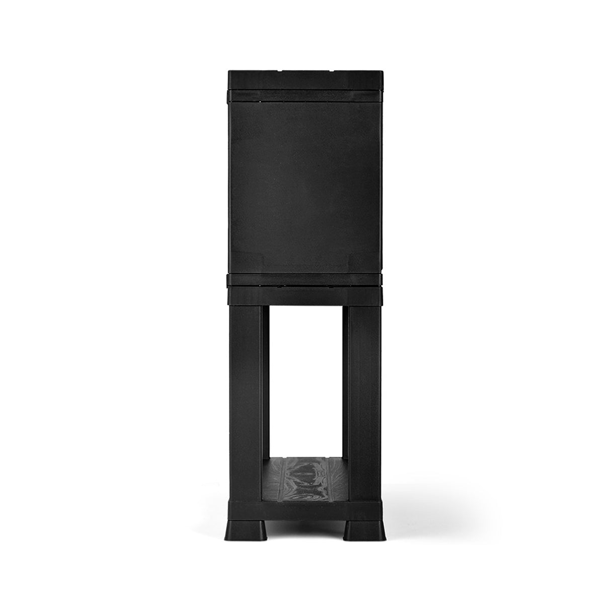 Arrimo Rimax Negro 24.5x72.8cm con Dos Puertas y Un Compartimiento - BIFES Y ARRIMOS | Bylmo