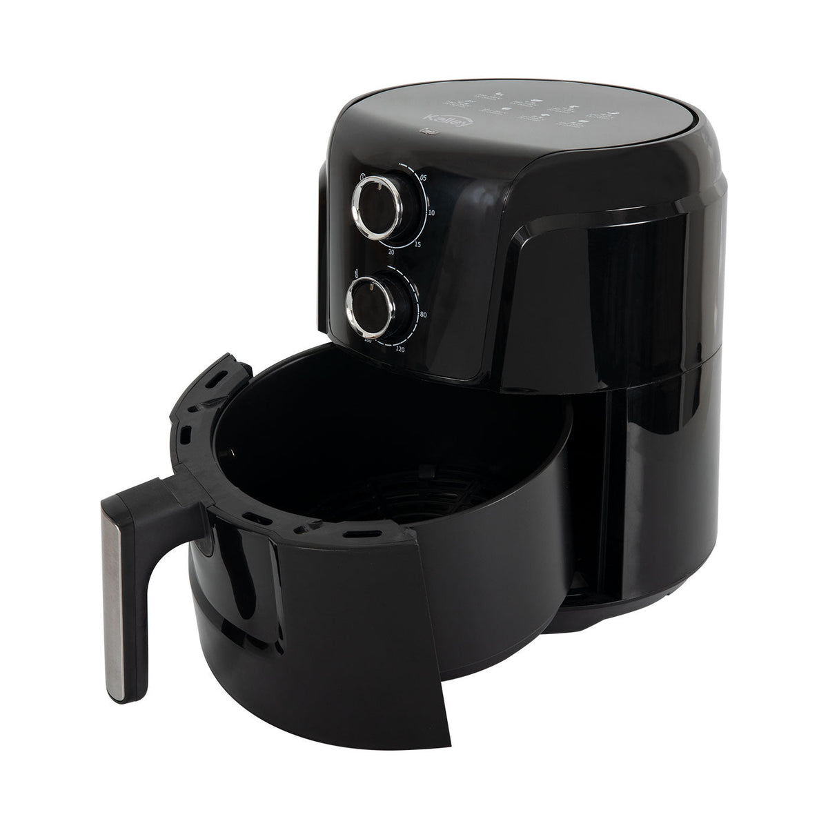 Freidora de Aire Kalley Negro 26x33.3cm de 4.5 Litros