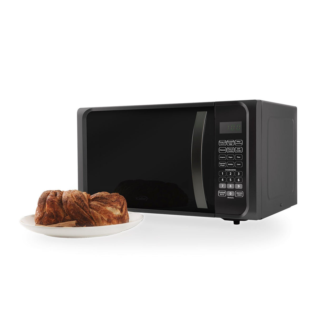 Horno Microondas Kalley Negro 48.5x28.5cm de 25 Litros - HORNOS MICROONDAS | Bylmo
