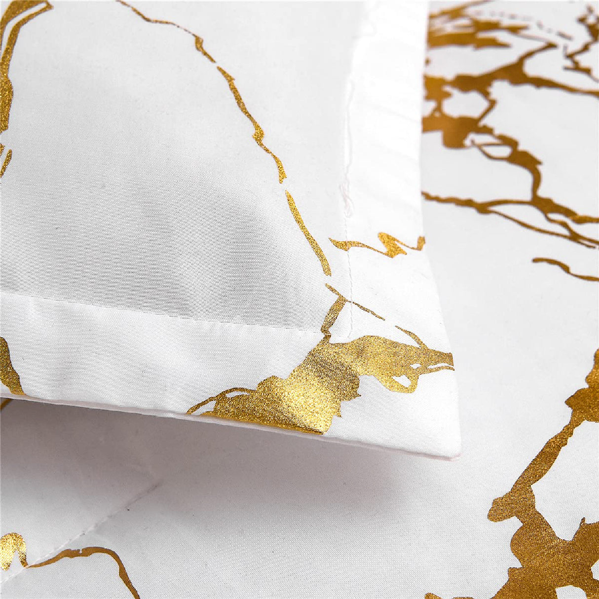 Funda de Duvet Harmony Gold Blanco 220x240cm para Cama Doble 140 X 180 Cm - TENDIDOS Y CUBRELECHOS | Bylmo