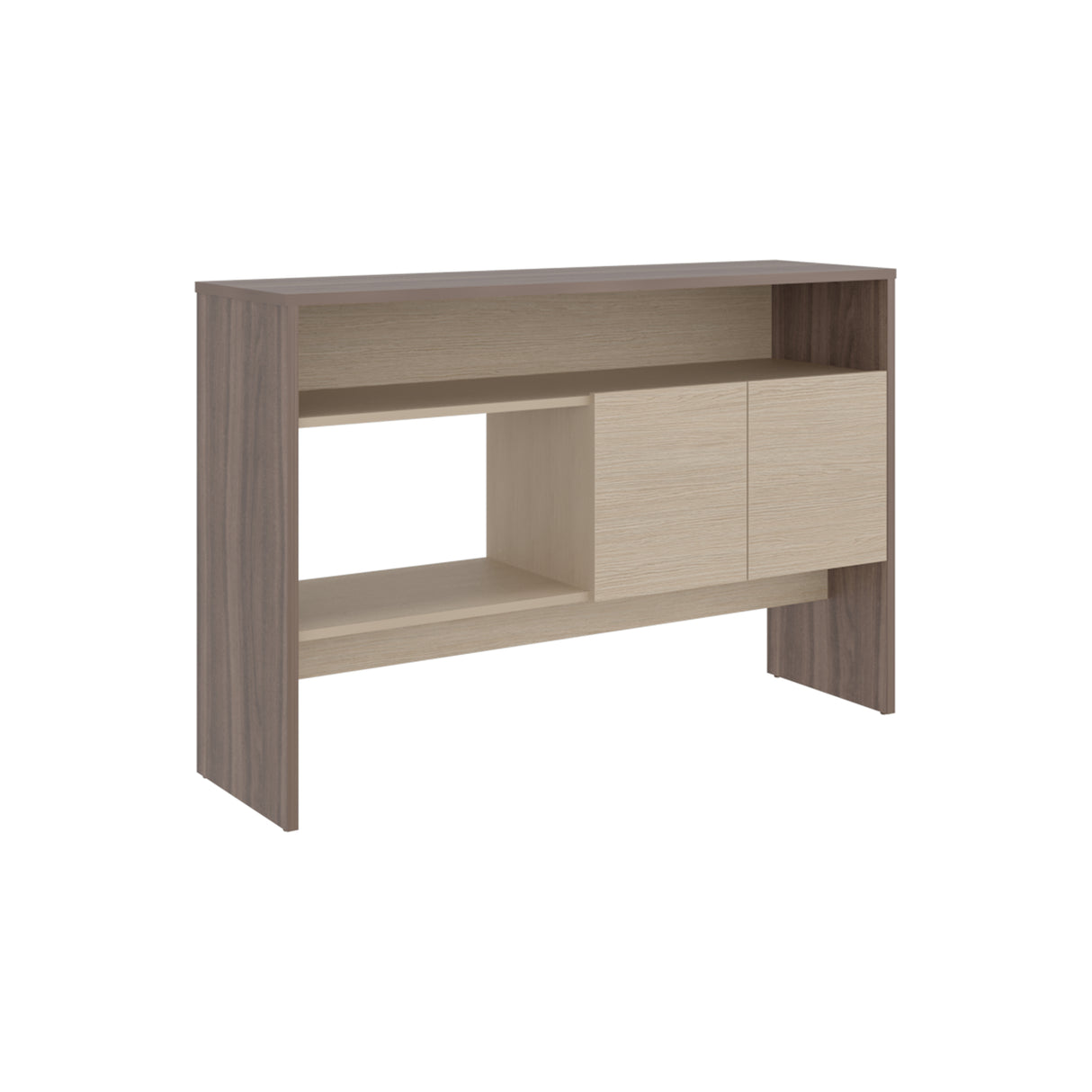 Arrimo Vedra Avellana y Cartagena 120x80.7cm con Dos Puertas y Cuatro Compartimientos