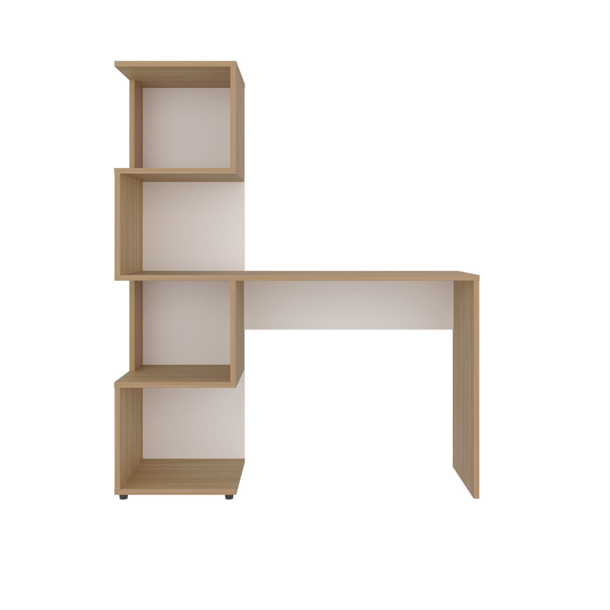 Escritorio Danis Fresno y Blanco 120x144.6cm - ESCRITORIOS | Bylmo