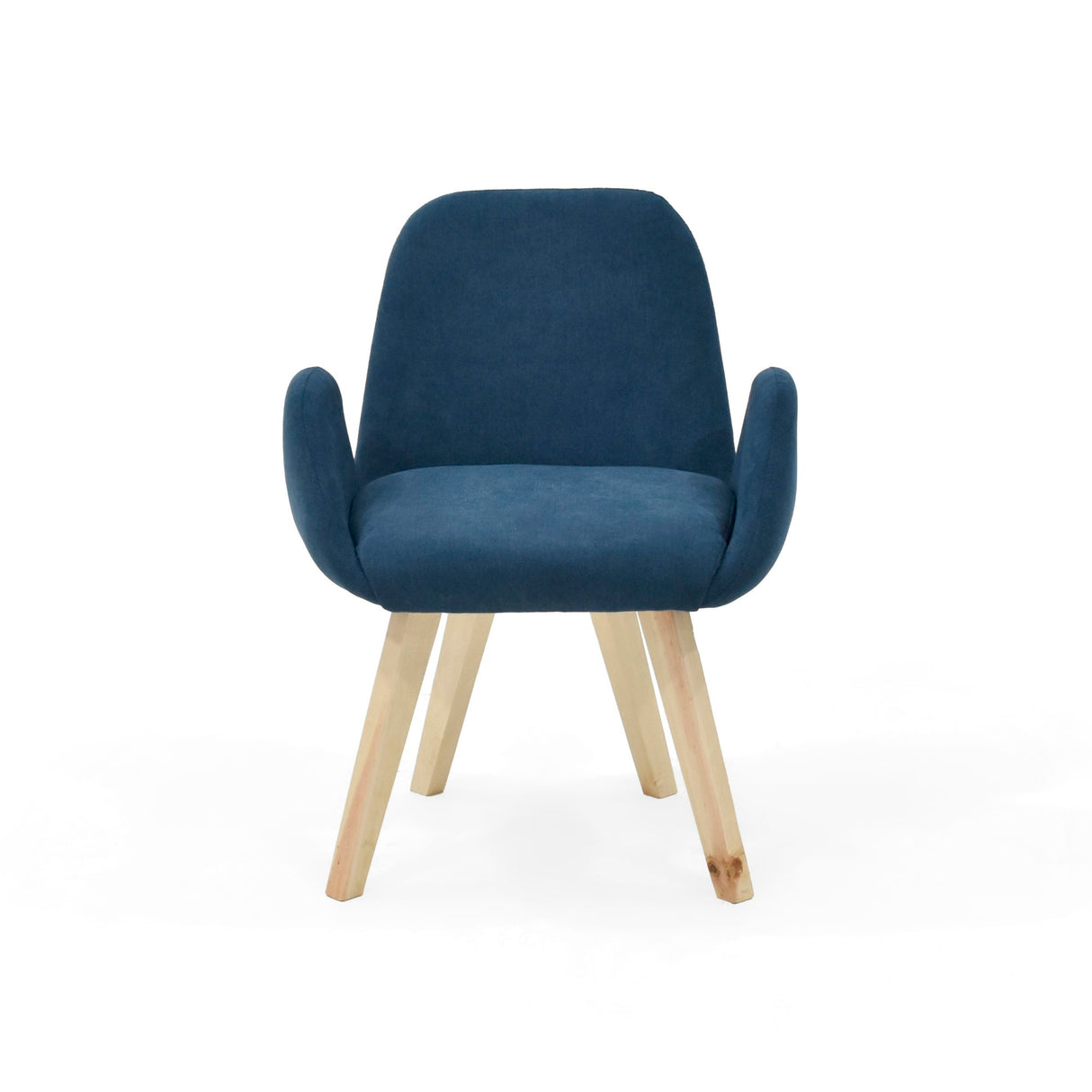 Silla de Comedor Mao Indigo y Matiz Natural 63x86cm con Espaldar y con Apoya Brazos - SILLAS Y BUTACOS | Bylmo