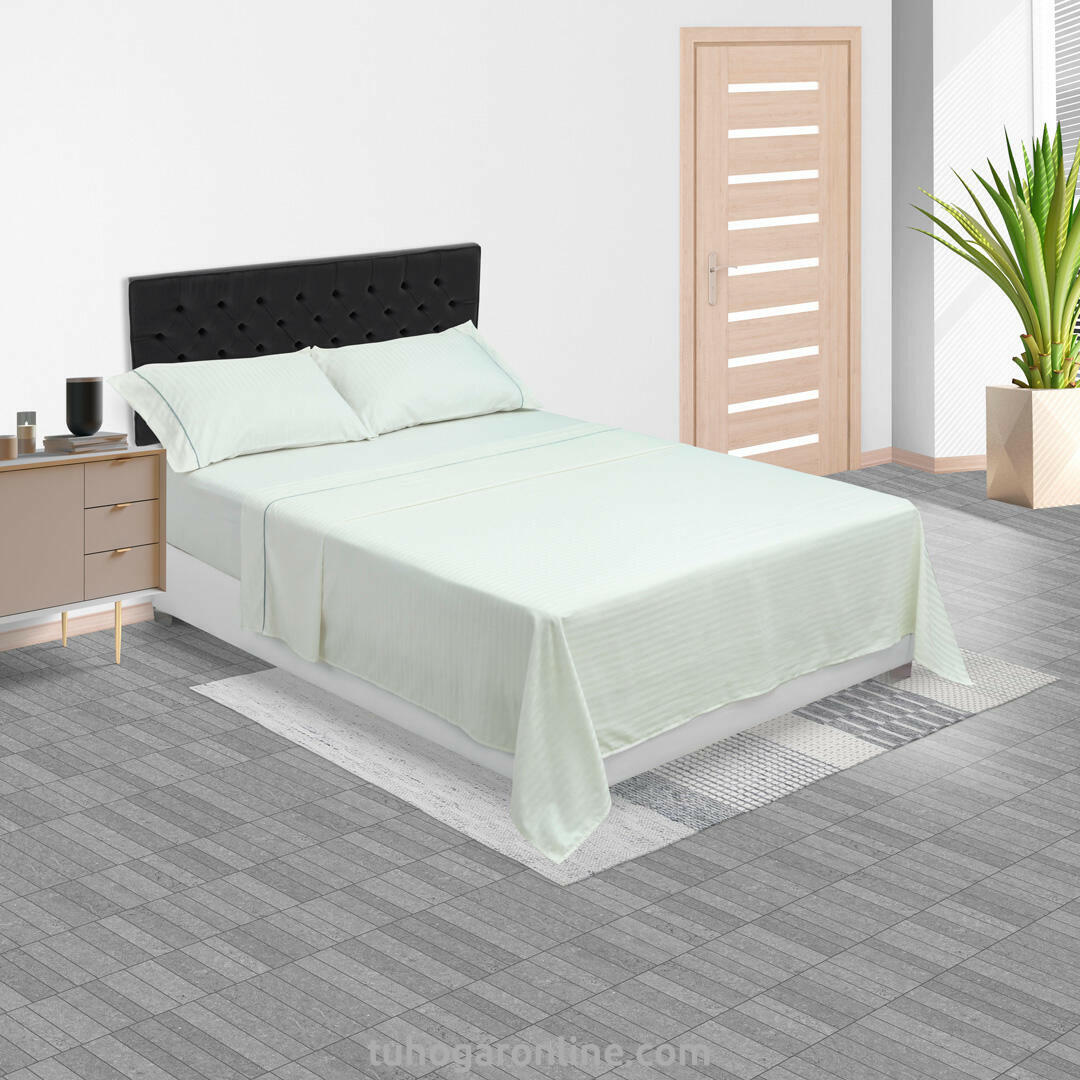 Juego de Sabanas Satinada Blanco Hueso Para Cama King 200 X 200 Cm 800 Hilos Fondo Entero - SABANAS | Bylmo