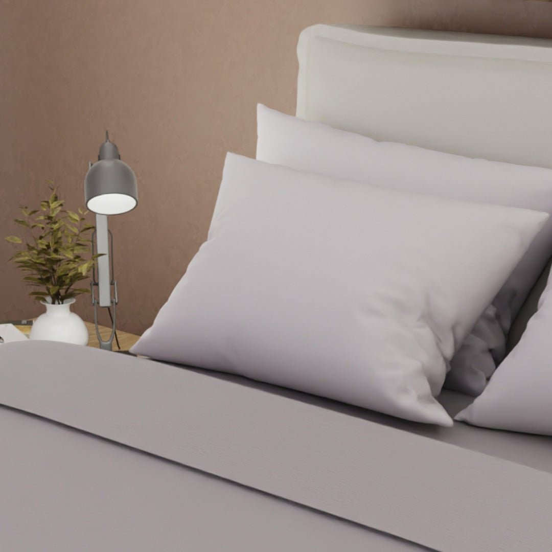 Juego de Sabanas My House Lila Para Cama Doble 140 X 190 Cm Fondo Entero - SABANAS | Bylmo