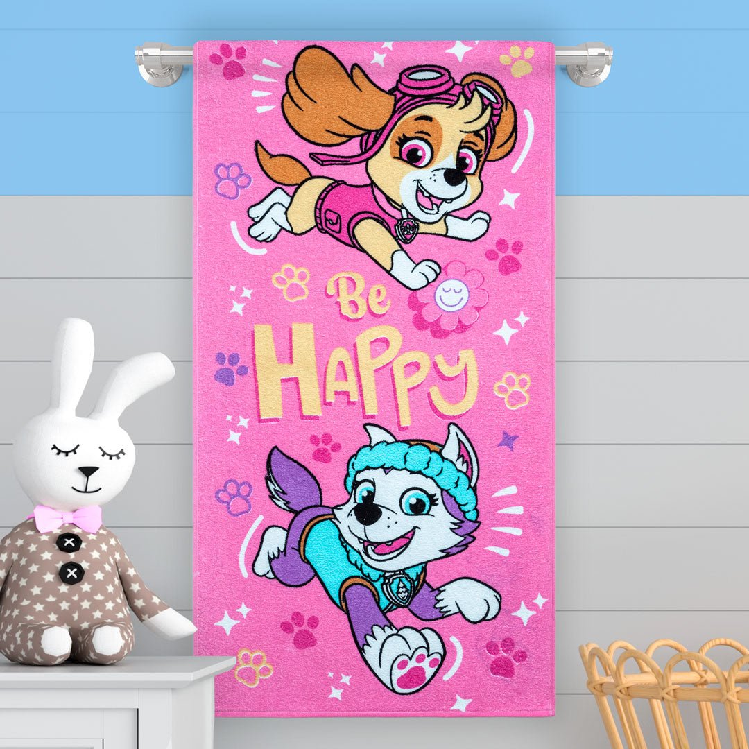 Toalla Infantil Rosado 60x120cm de Paw Patrol Extrasuave - TOALLAS | Bylmo