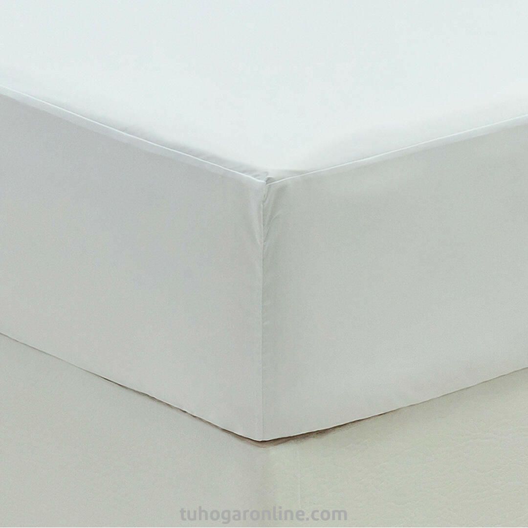 Protector de Colchón Blanco para Cama King 200 X 200 Cm Antifluido - PROTECTORES DE COLCHON | Bylmo