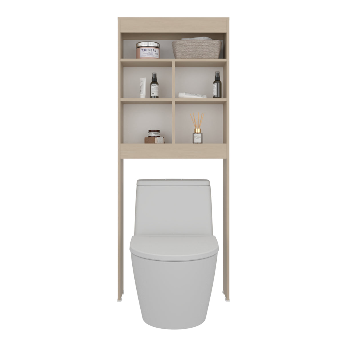 Ahorrador de Espacio para Baño Duo Cartagena 63.2x160.8cm con Tres Entrepaños - OTROS MUEBLES PARA BANHO | Bylmo