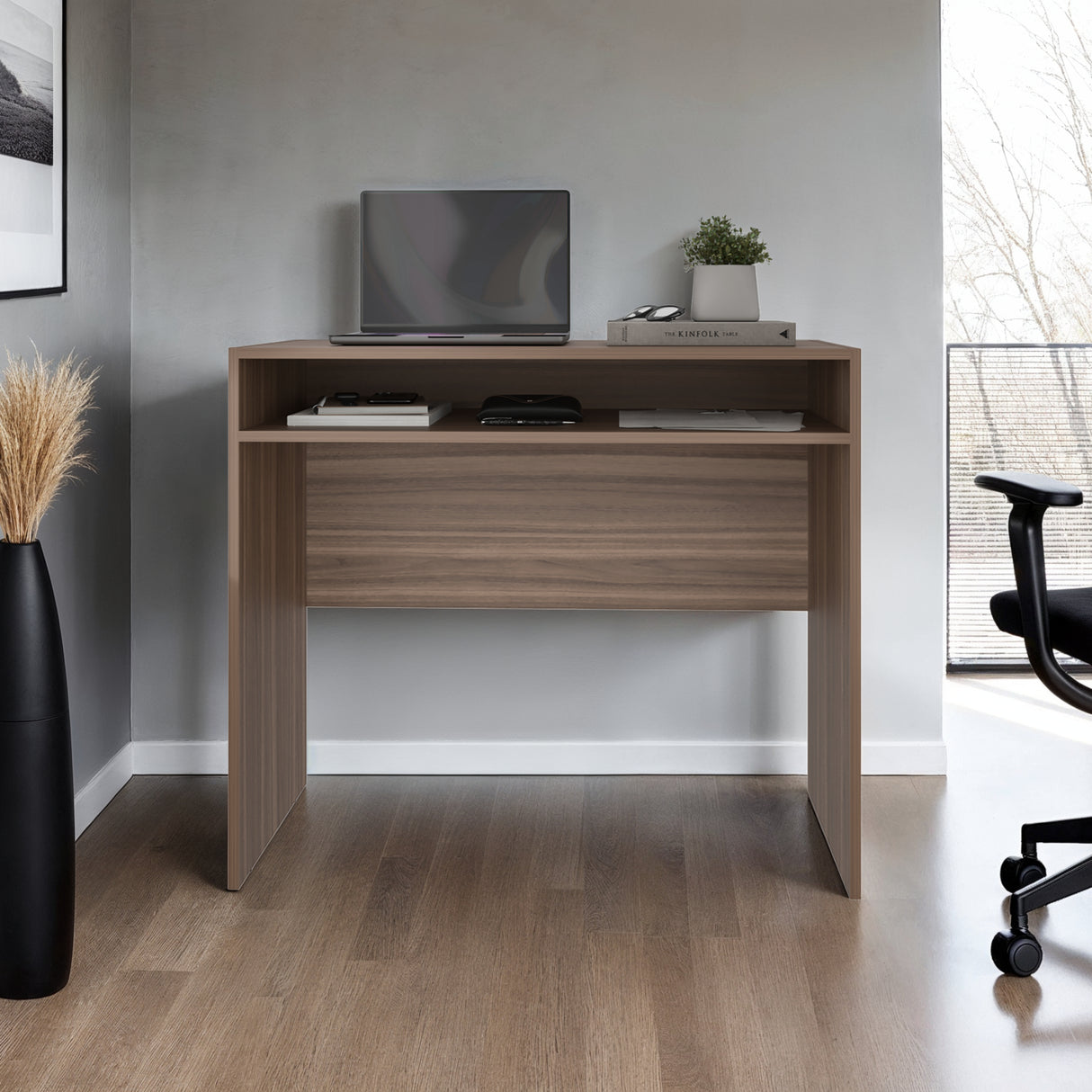 Escritorio Stella Avellana 89.2x77cm sin Cajones - ESCRITORIOS | Bylmo