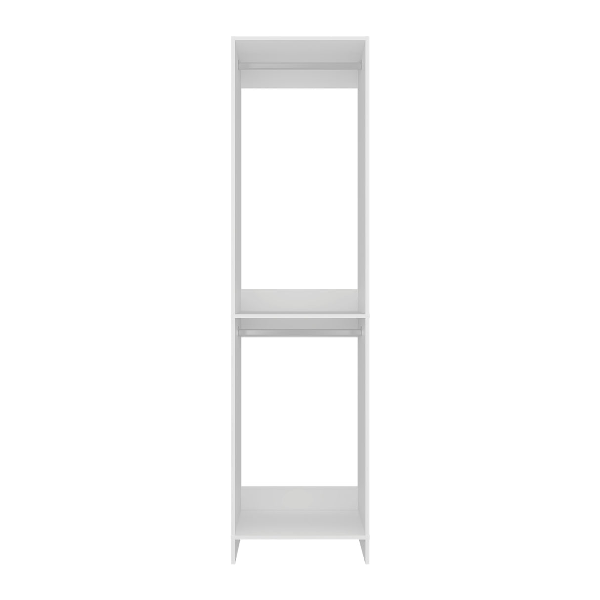 Closet Eco Kronos 55.8x213.4cm con Dos Compartimientos y sin Puertas - CLOSETS | Bylmo