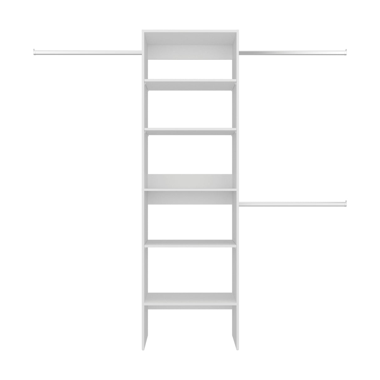 Closet Selt Kronos 63.6x210.1cm con Cinco Compartimientos y sin Puertas - CLOSETS | Bylmo