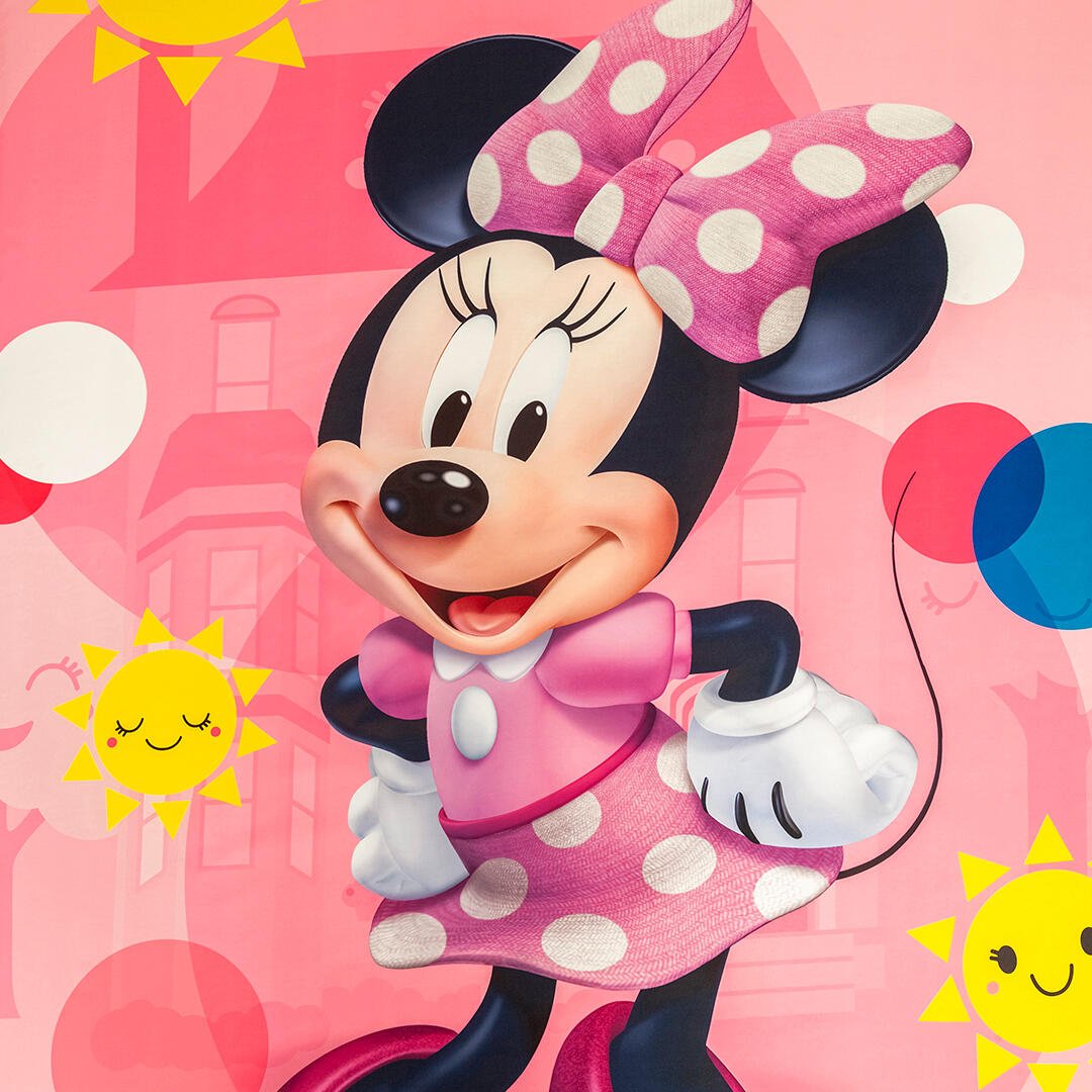 Juego de Sábanas Infantil Core Disney Rosado para Cama Sencilla 100 X 190 Cm de Minnie - SABANAS | Bylmo