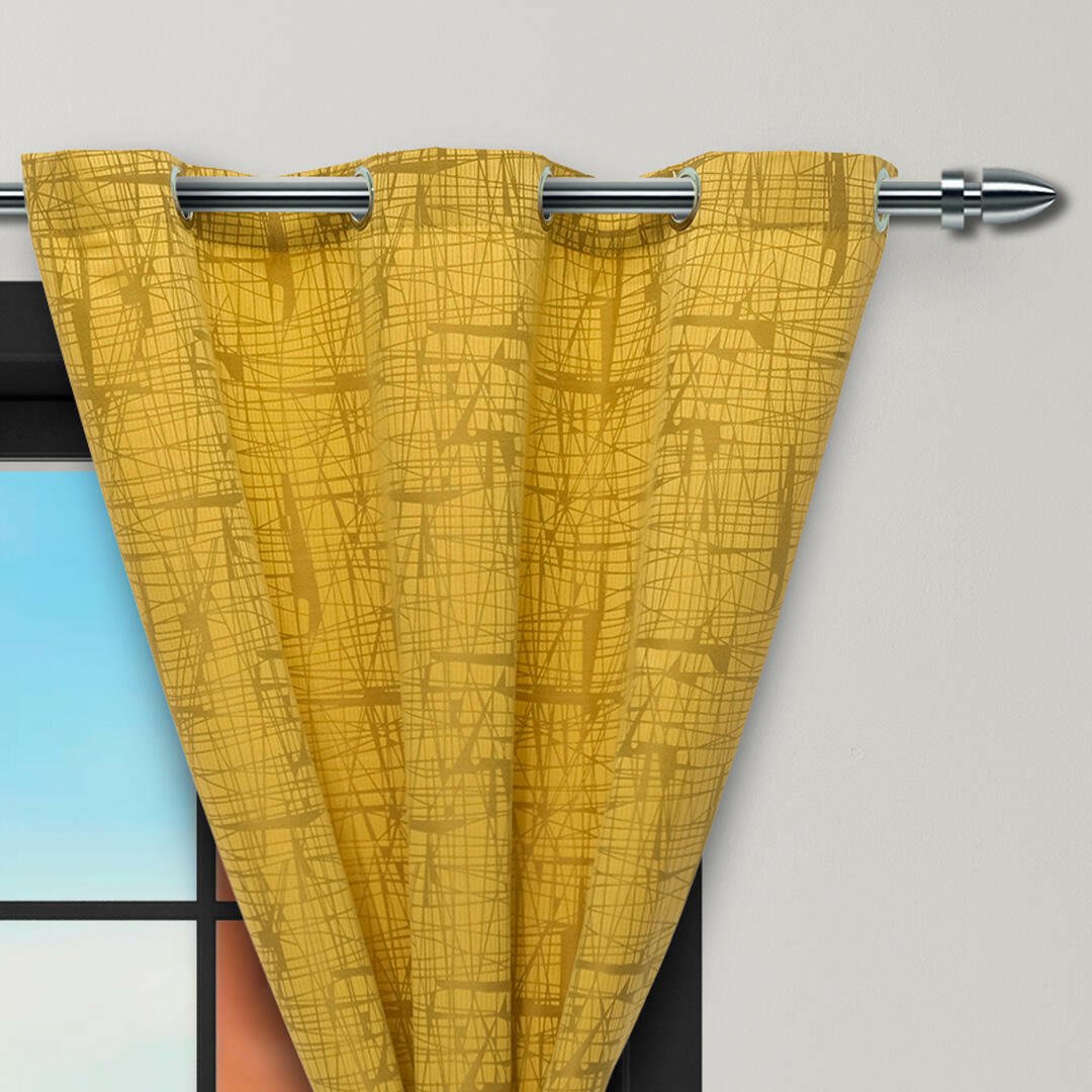 Cortina Yacar Dorado 220x270cm de Figuras - CORTINAS TRADICIONALES | Bylmo