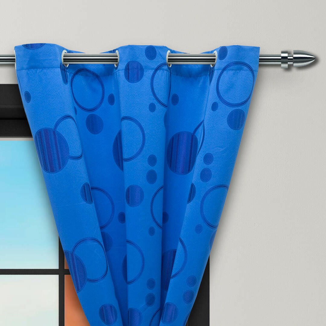 Cortina Yacar Azul 220x270cm de Figuras - CORTINAS TRADICIONALES | Bylmo