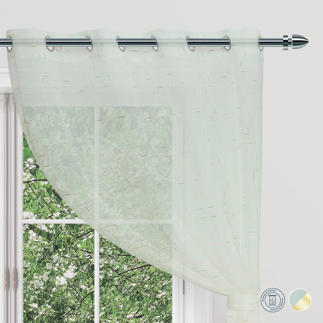Cortina Velo Charm Dorado 135x220cm de Lineas - VELOS | Bylmo