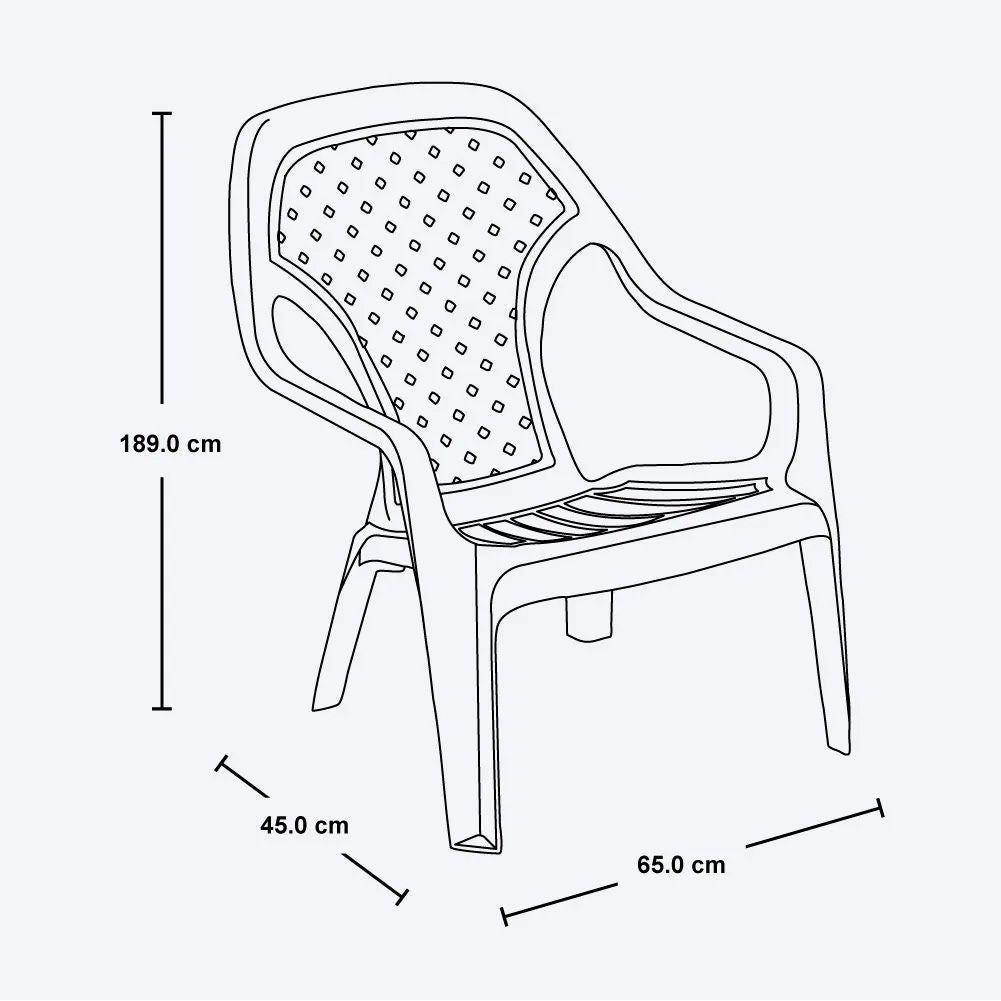 Combo Mesa de Centro Exterior Rimax Wengue 67.6x42.5cm Rectangular con Dos Sillas Playeras - MESAS DE EXTERIOR | Bylmo
