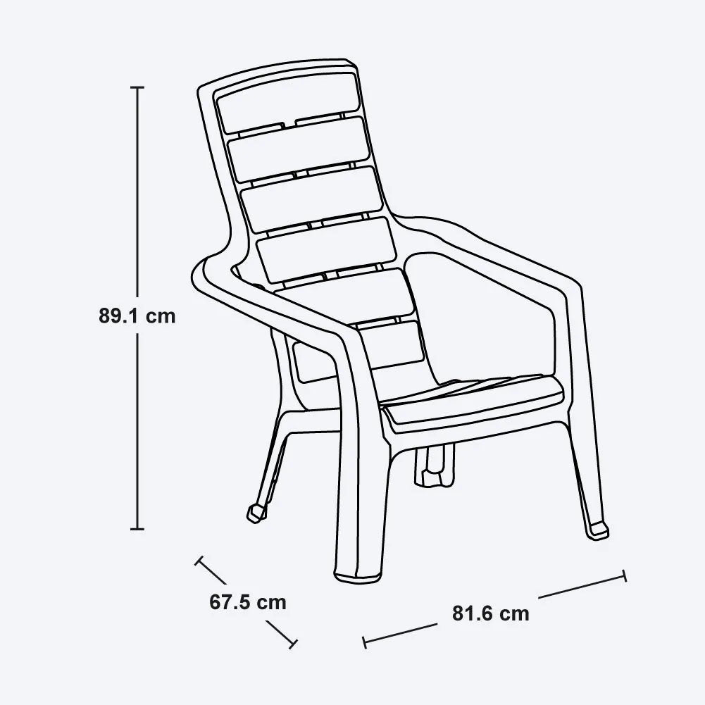 Combo Piscina Rimax Moca 57.5x29cm con Dos Camas Asoleadoras Dos Sillas Playeras y Una Mesa de Centro Recatangular - SILLAS DE EXTERIOR | Bylmo