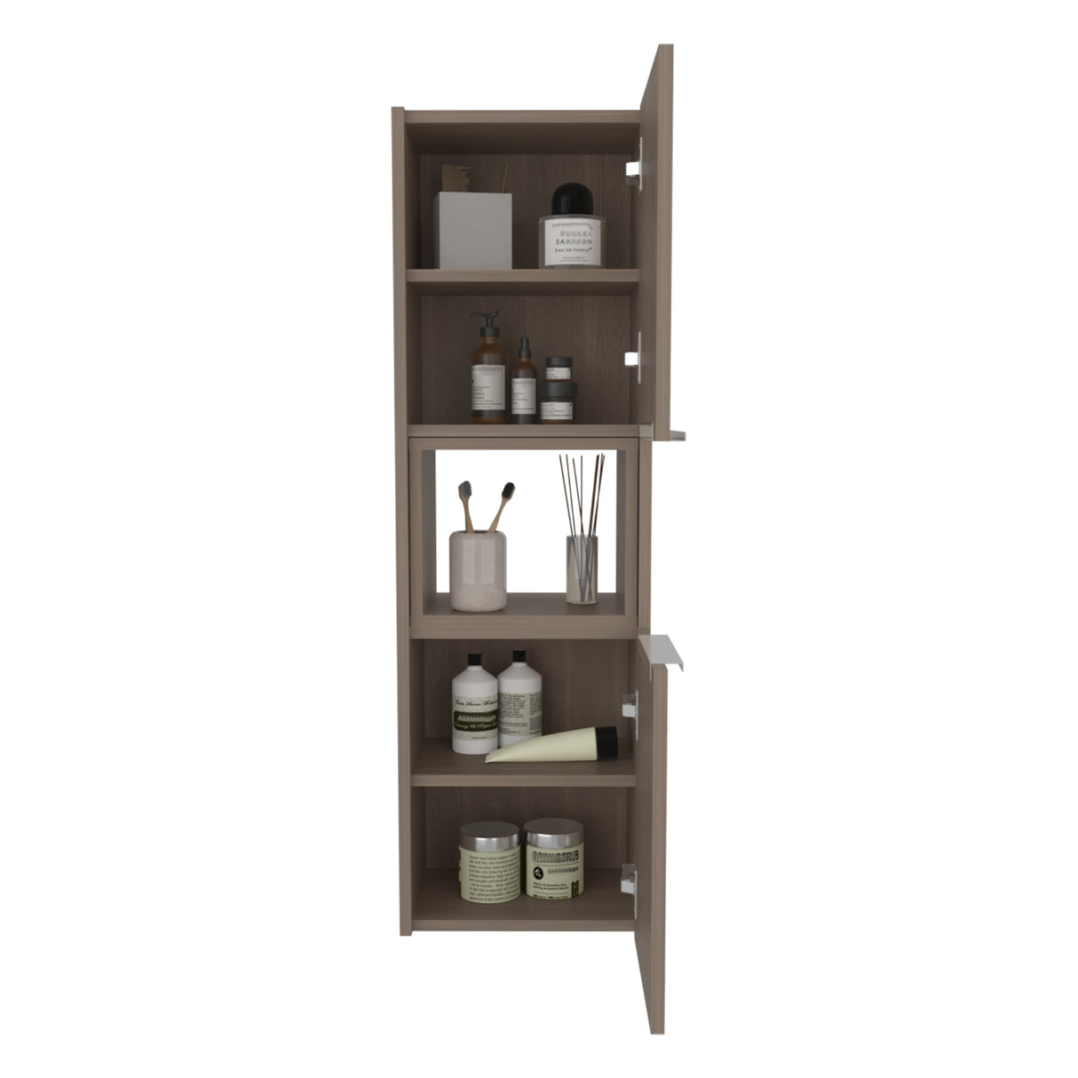Mueble Auxiliar para Baño Kioto Bardolino 32x104.1cm con Dos Entrepaños - OTROS MUEBLES PARA BANHO | Bylmo