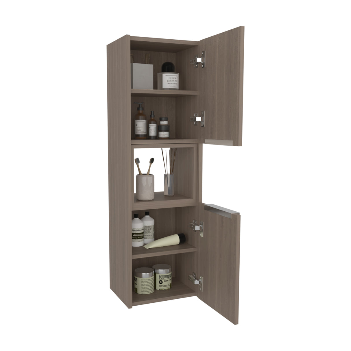 Mueble Auxiliar para Baño Kioto Bardolino 32x104.1cm con Dos Entrepaños - OTROS MUEBLES PARA BANHO | Bylmo