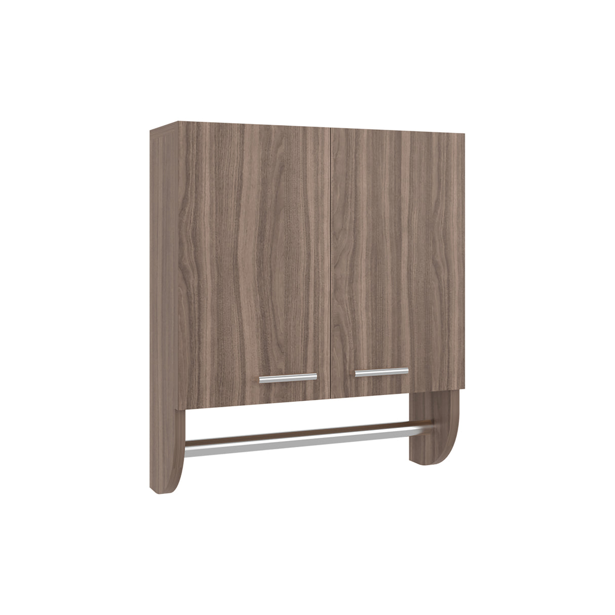 Gabinete de Baño Avellana 45x50cm Rectangular con Dos Puertas con Un Entrepaño - GABINETES DE BANHO | Bylmo